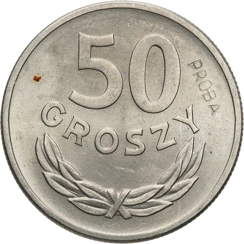 PRL. Próba aluminium 50 groszy 1949